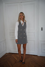 Robe Boutonnée Vera - Grise