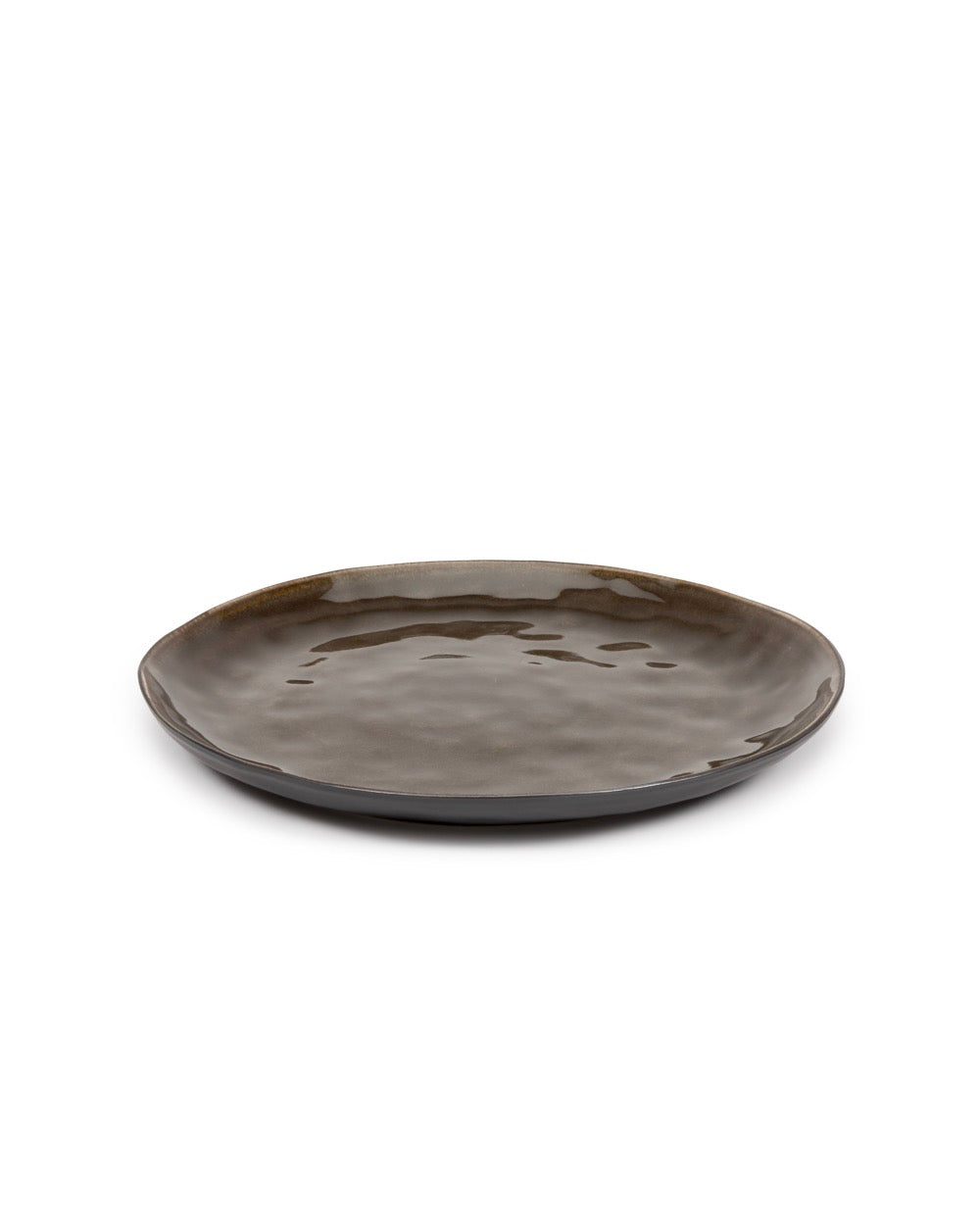 Pure - Lot De 2 Assiettes - L - Grès - Gris