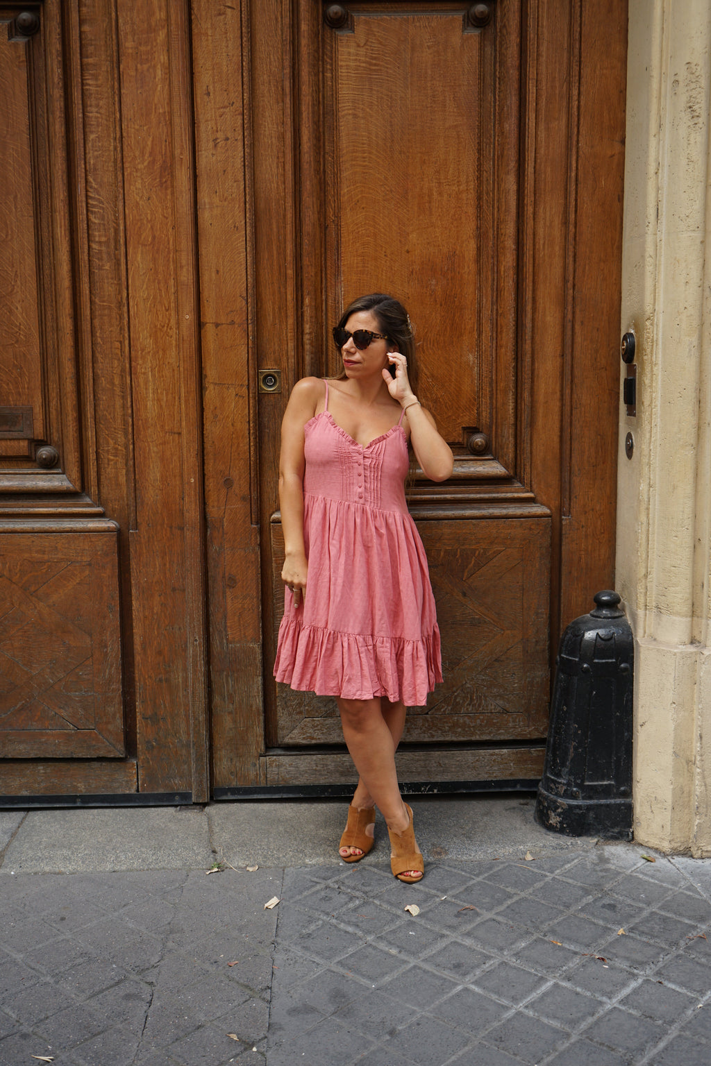 Léonie Bois De Dress - Pink