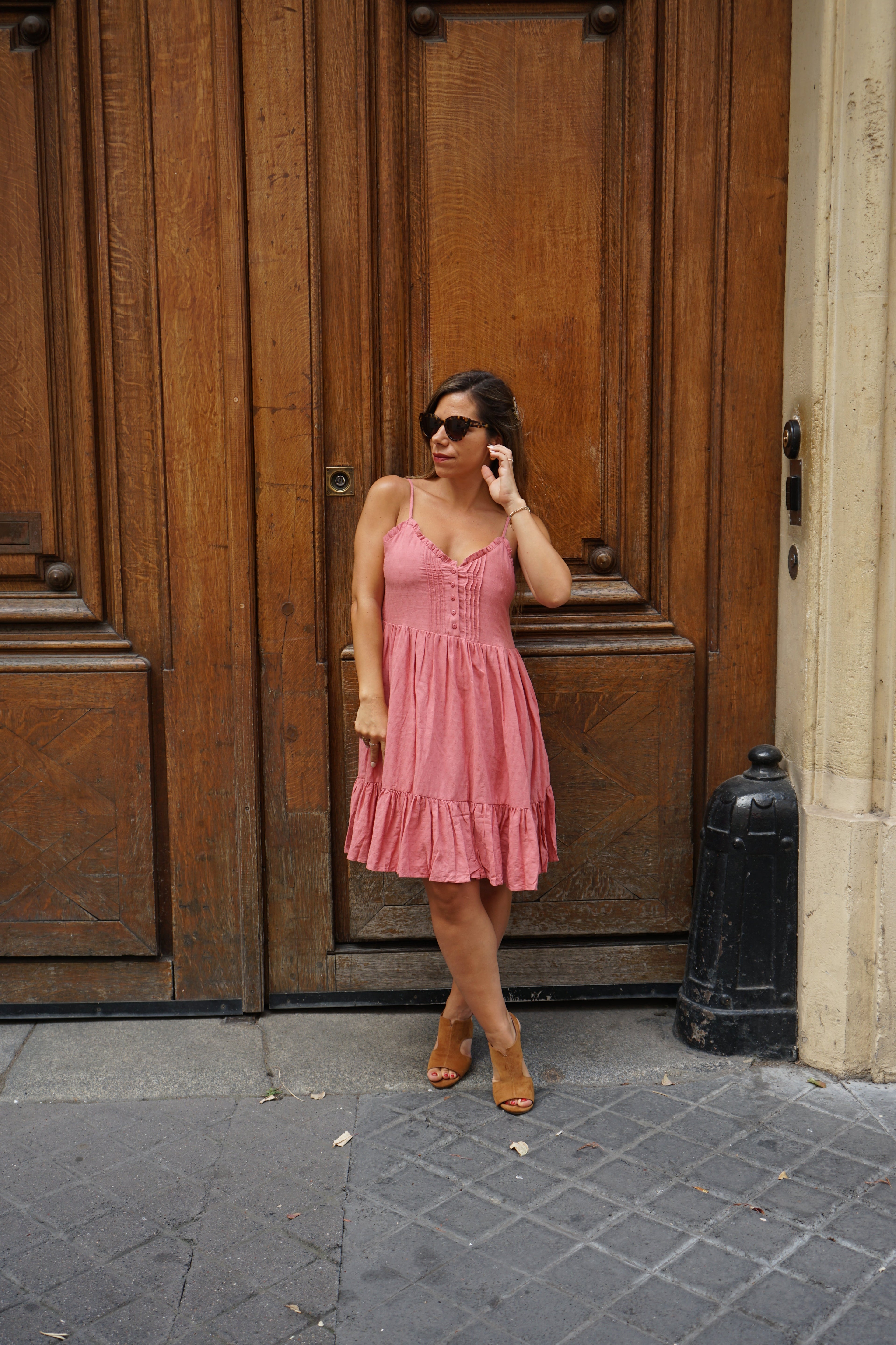 Léonie Bois De Dress - Pink