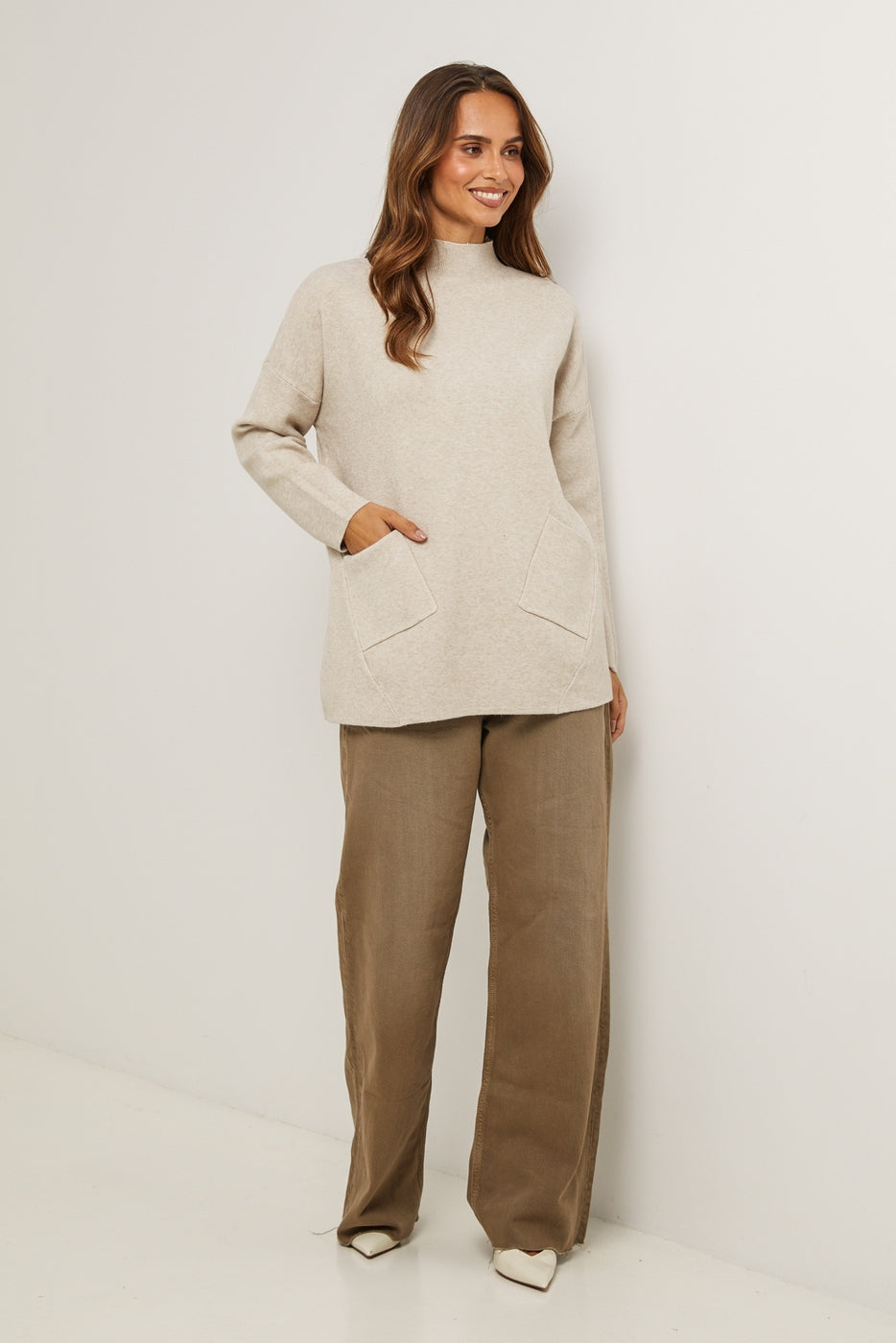 Sweater - Beige