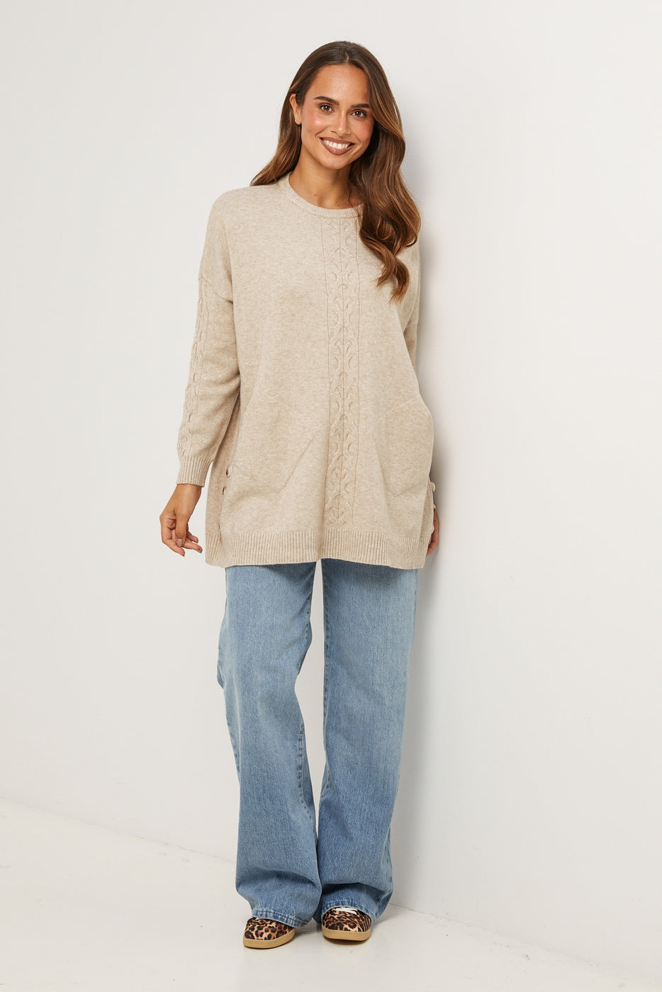 Sweater - Taupe