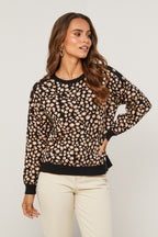 Pull - Noir Camel