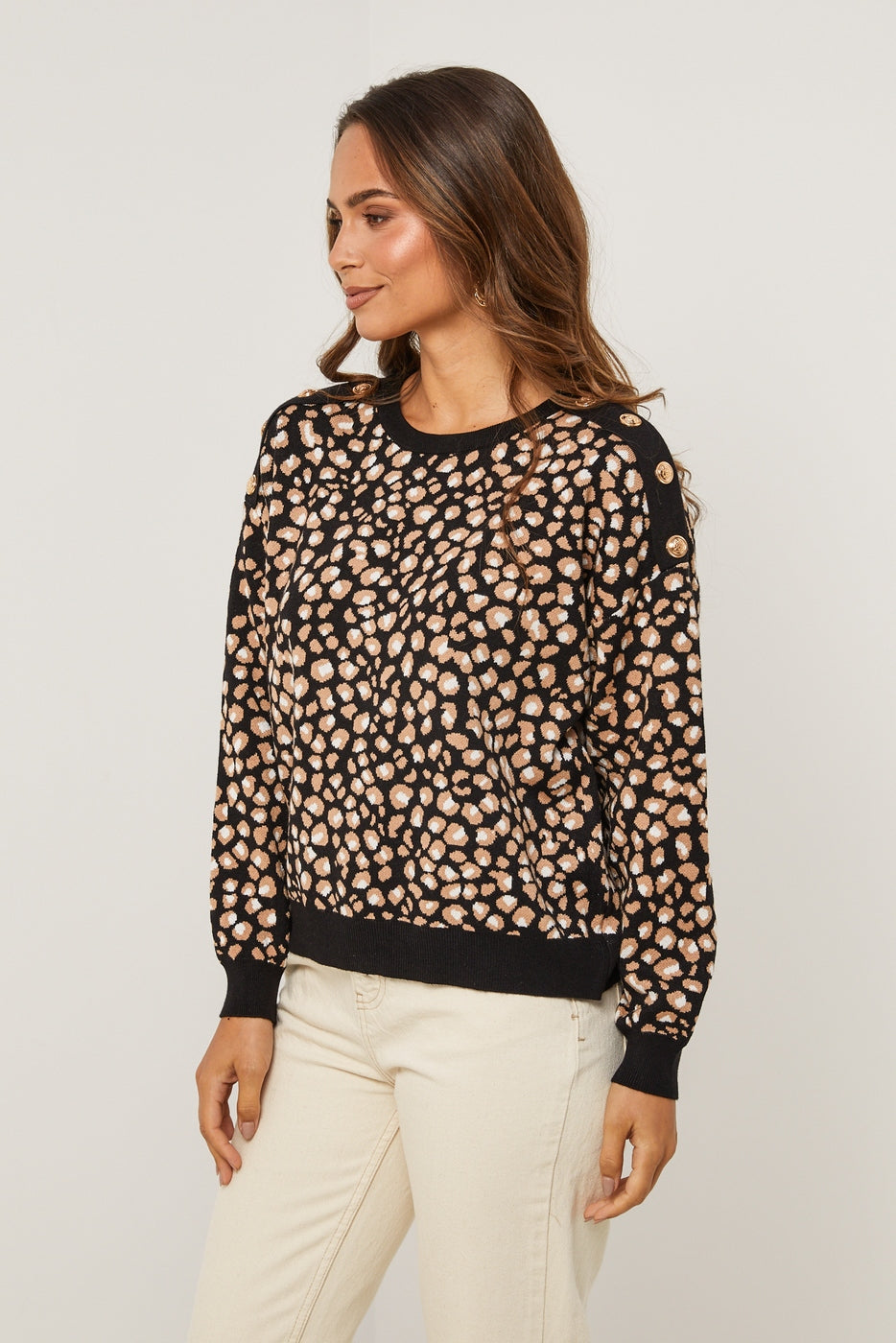 Pull - Noir Camel