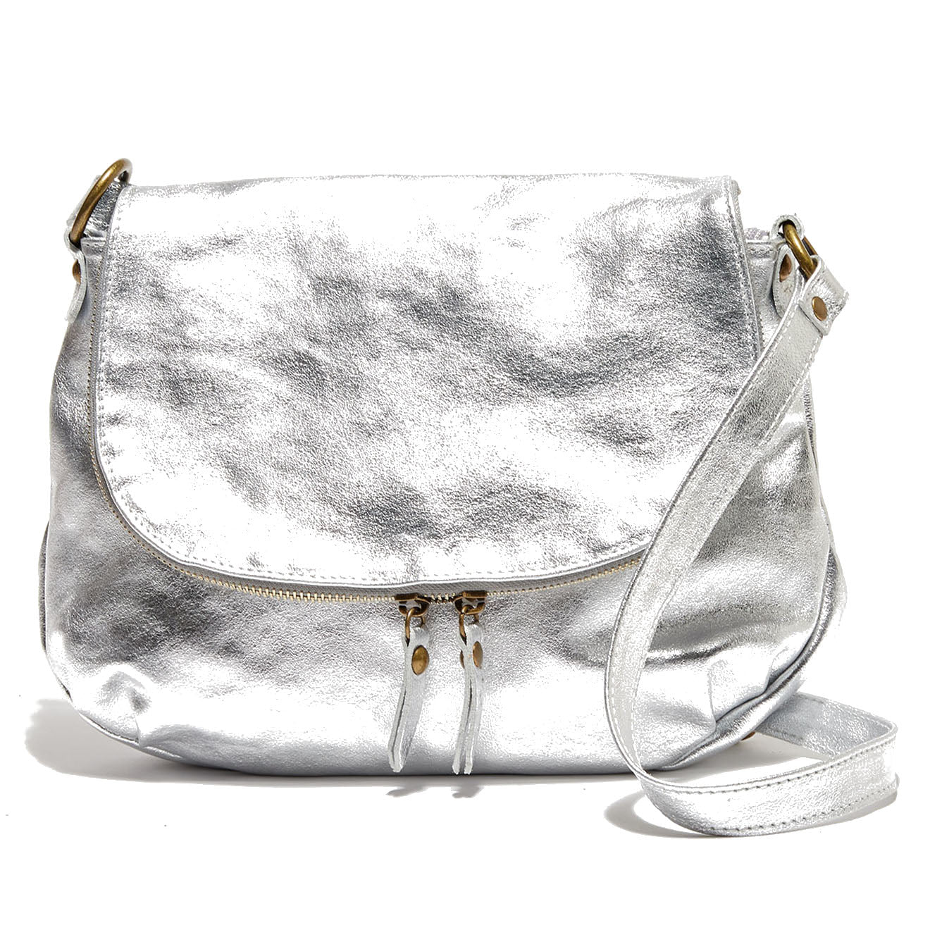 Lana Crossbody Bag - Silver