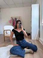 Top Carla Noir