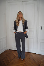 Honoryne Grey - Pantalones a rayas