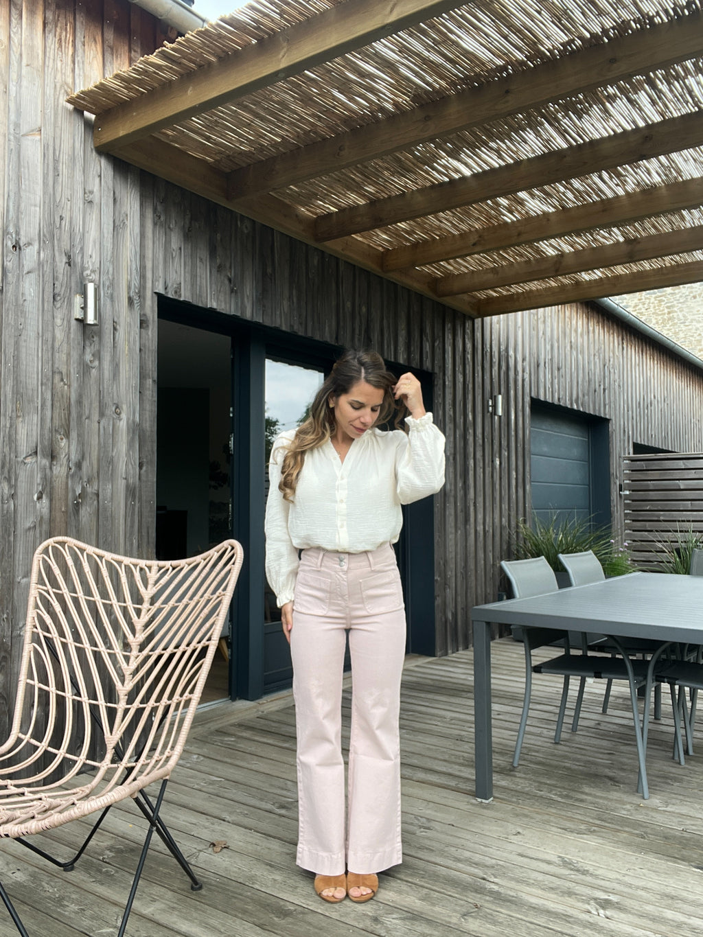 Flare Jeans Elenette Rose