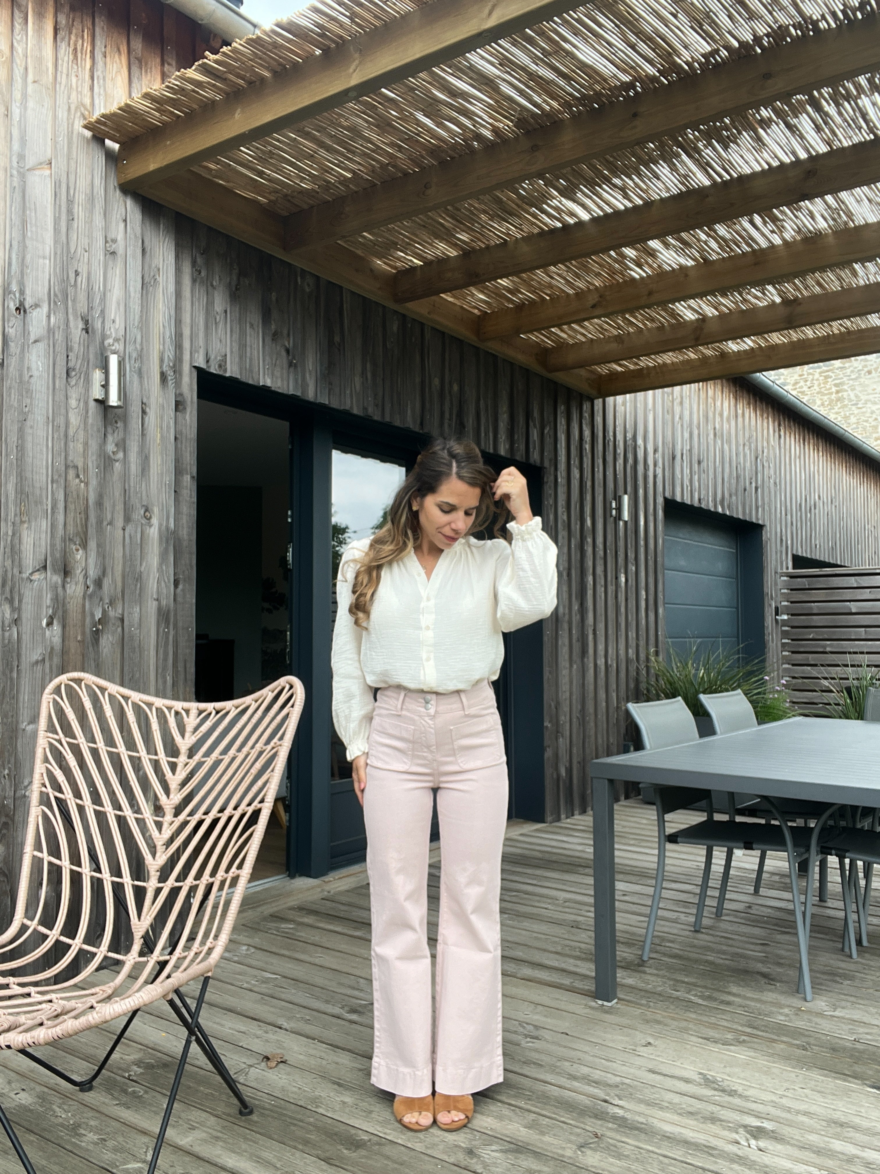 Flare Jeans Elenette Rose