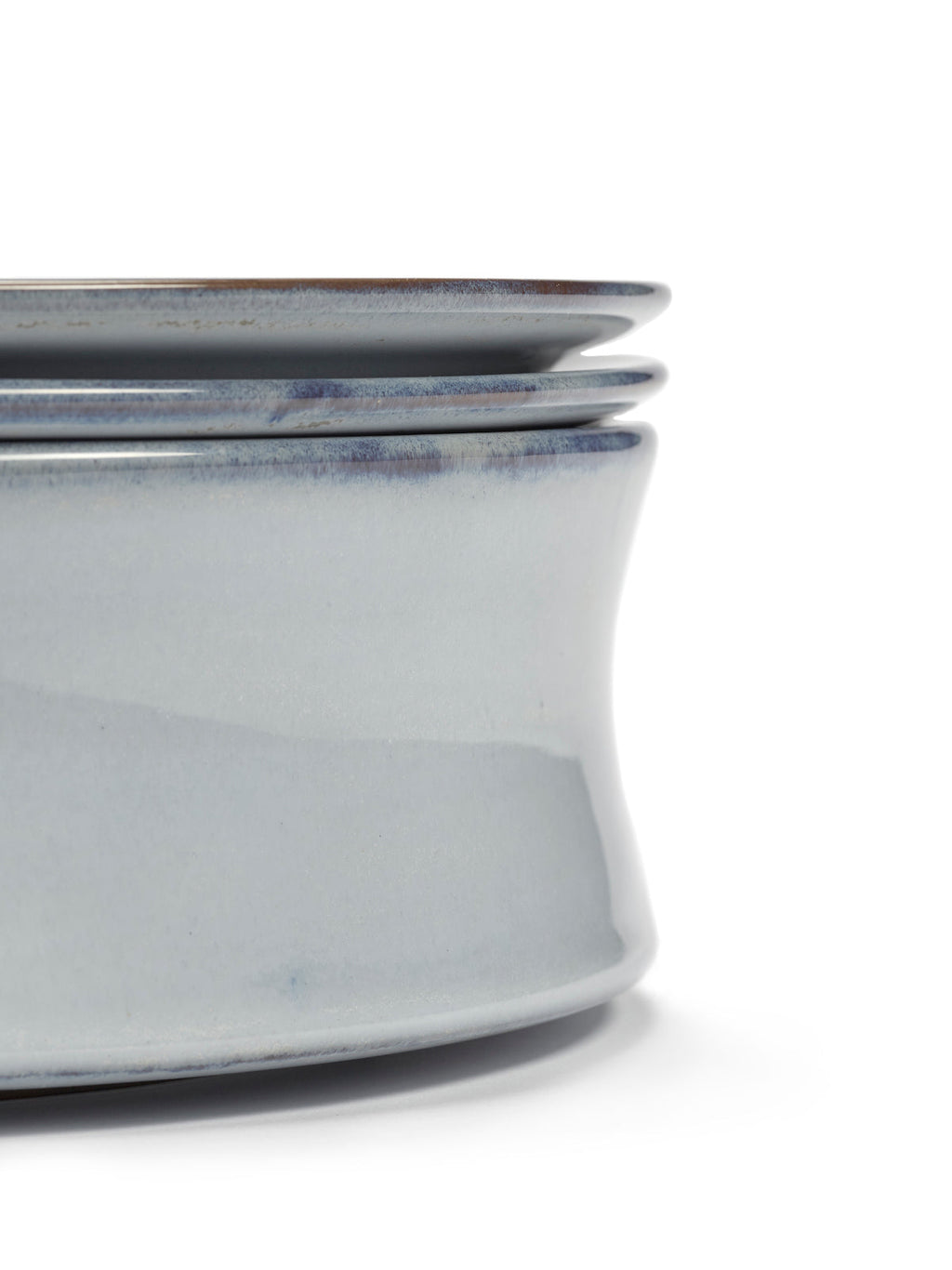 Bol + 2 Assiettes - Bleu Pure - By Pascale Naessens
