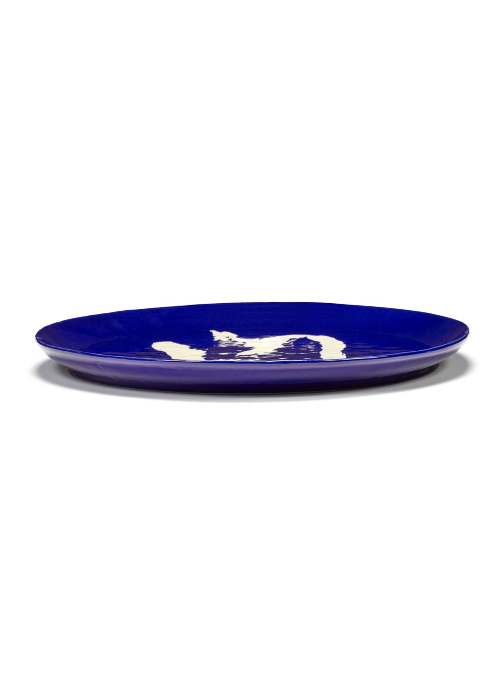 Feast - Plato De Servicio L - Azul Oscuro Blanco - Ottolenghi