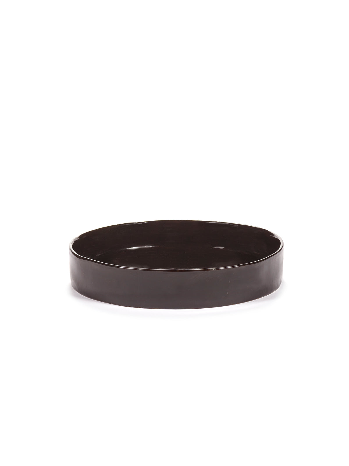 La Mère - Assiette Creuse - L - Grès - Ébène