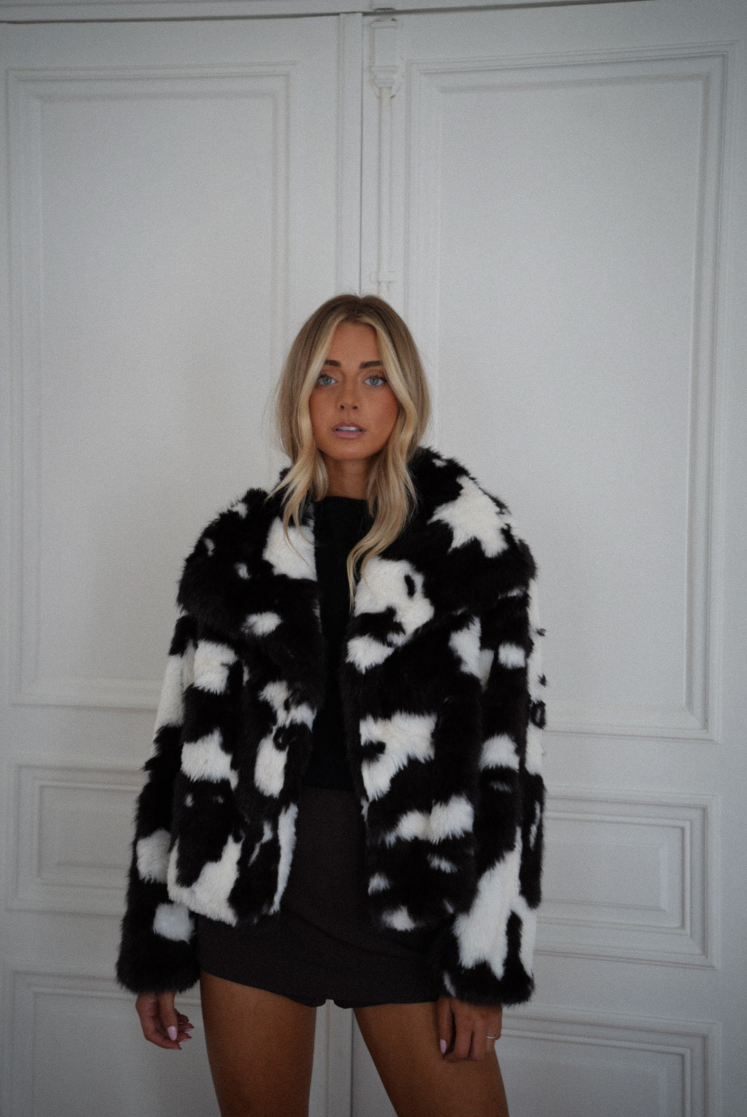 Manteau Fourrure Jaelle - Chocolat