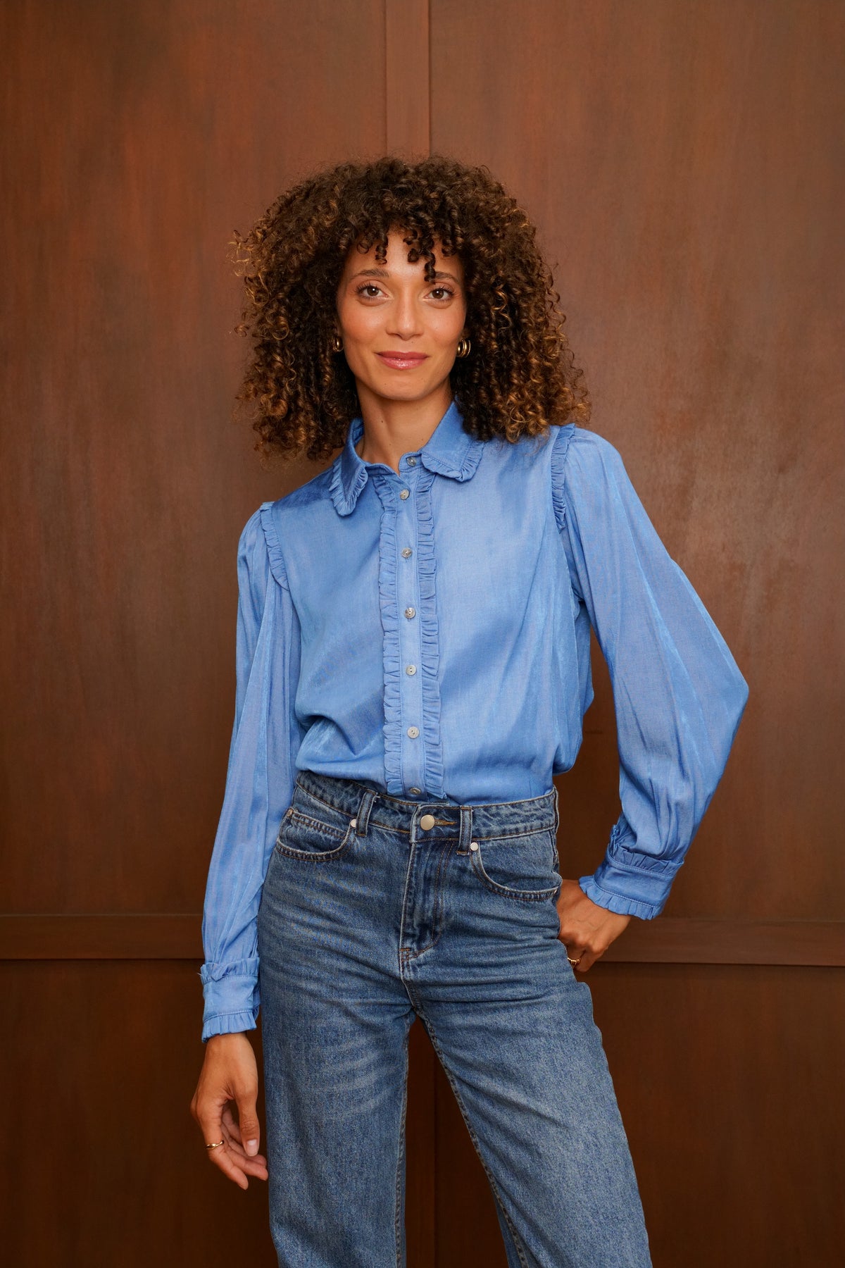 Blouse Fanny - Bleu Clair