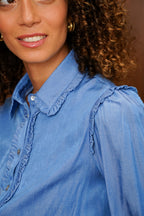 Blouse Fanny - Bleu Clair