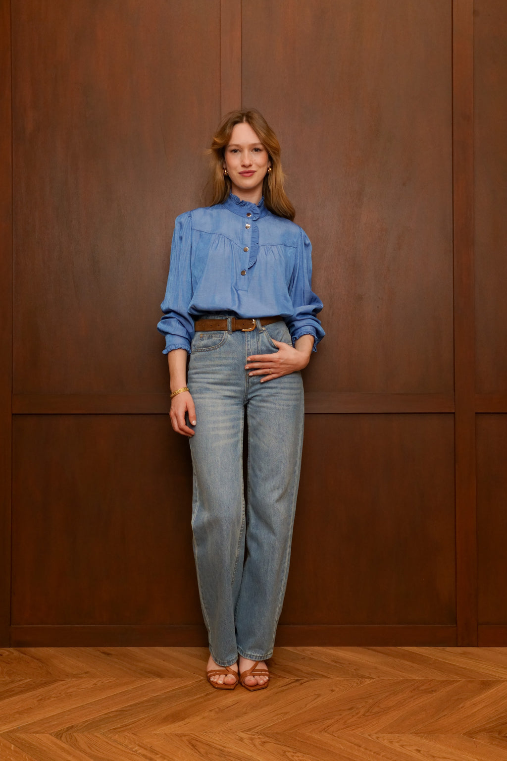 Blouse Sophie - Bleu Clair