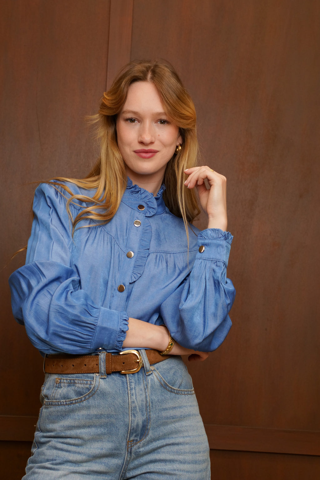 Blouse Sophie - Bleu Clair