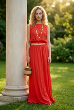 Sienna 2-Piece Set - Coral