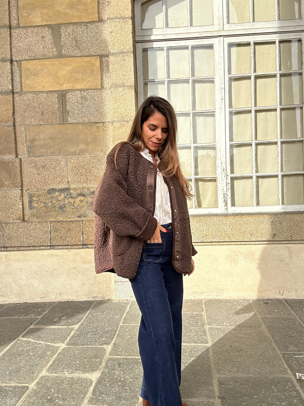 Chaqueta Moumoute Esmée Marrón