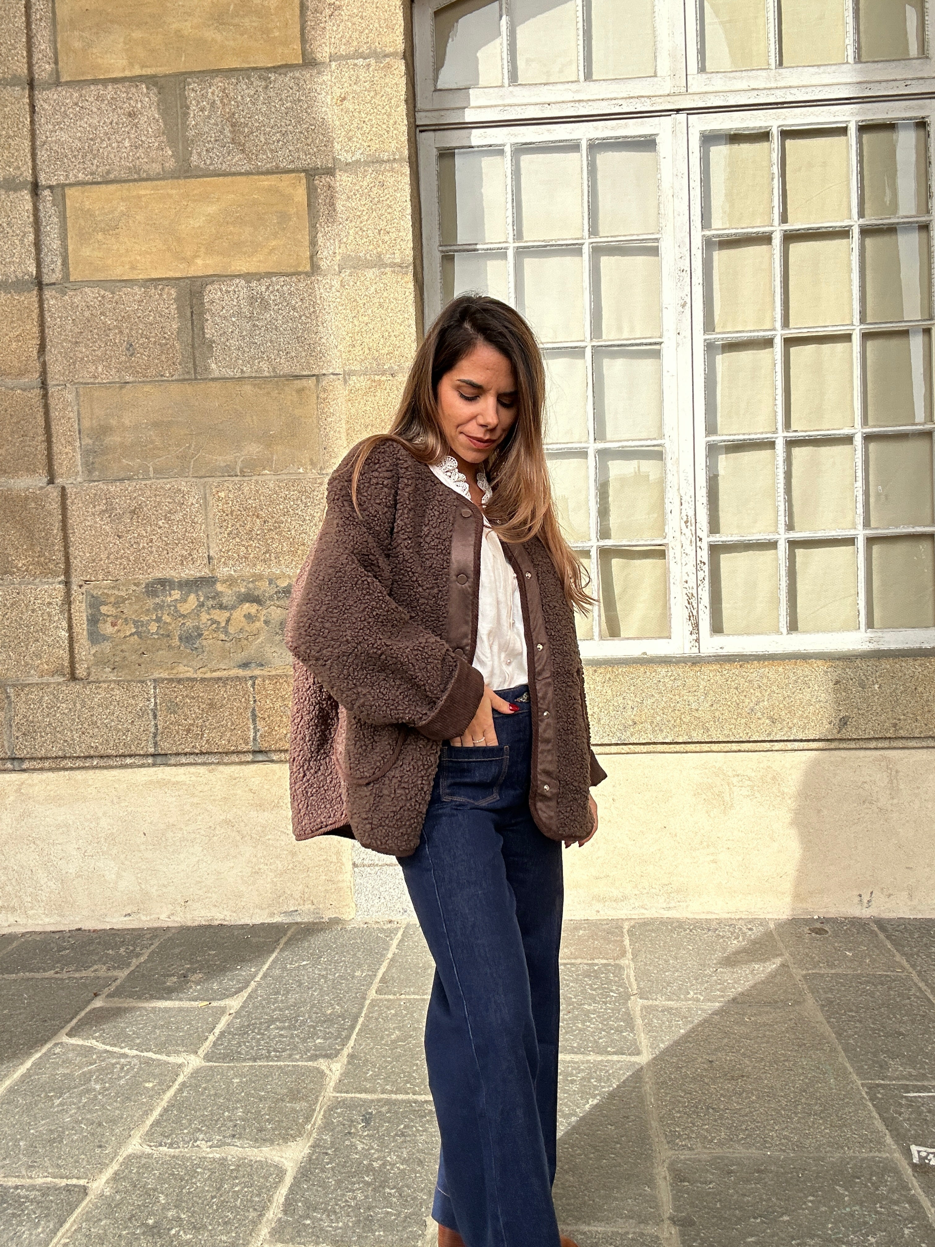 Chaqueta Moumoute Esmée Marrón