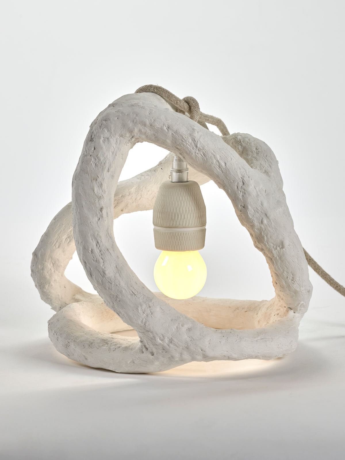 Lampe Sculpture - Blanc - By Marie Michielssen