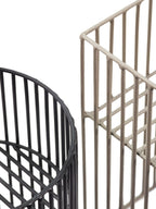 Metal Sculptures Interior Turn - Basket - Metal - Black