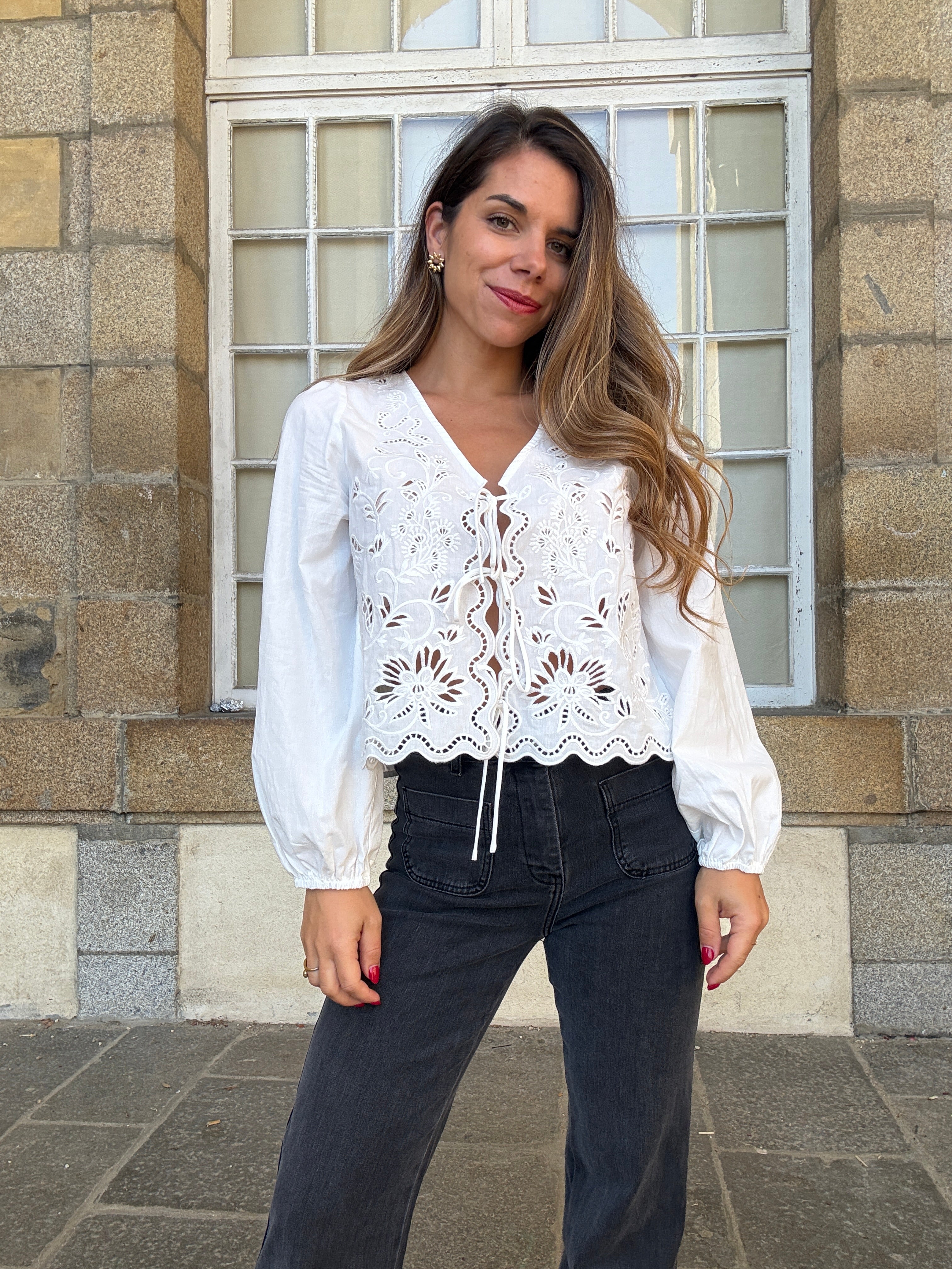 Juliette Embroidered Blouse