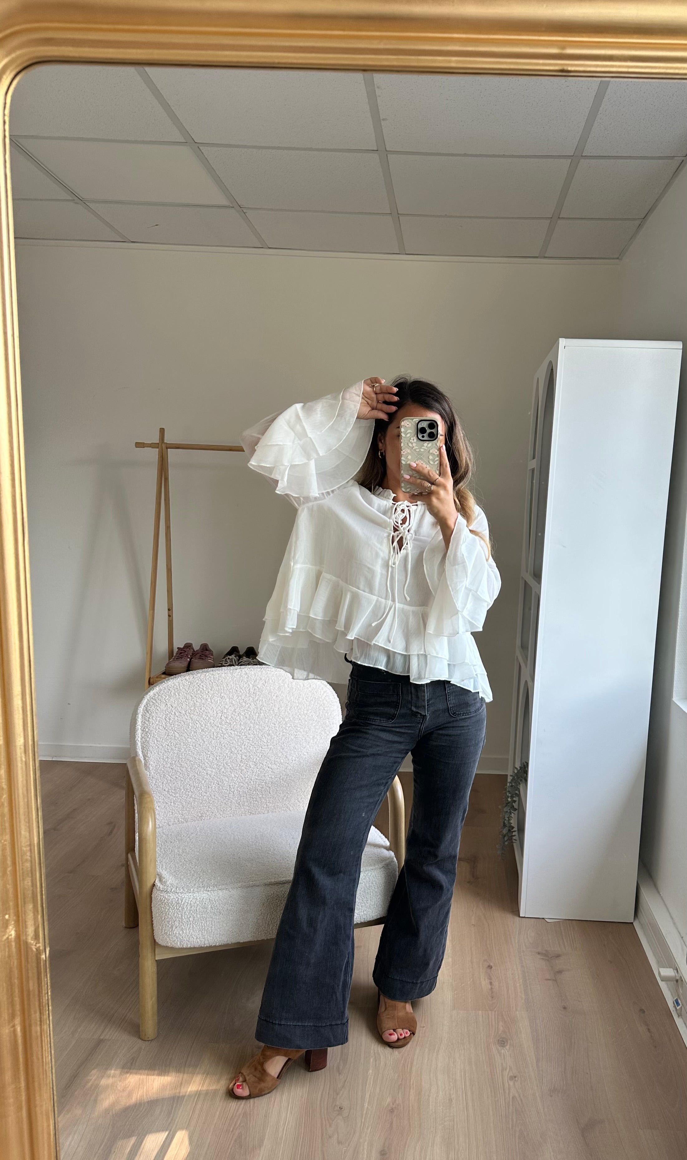 Blusa Aria cruda