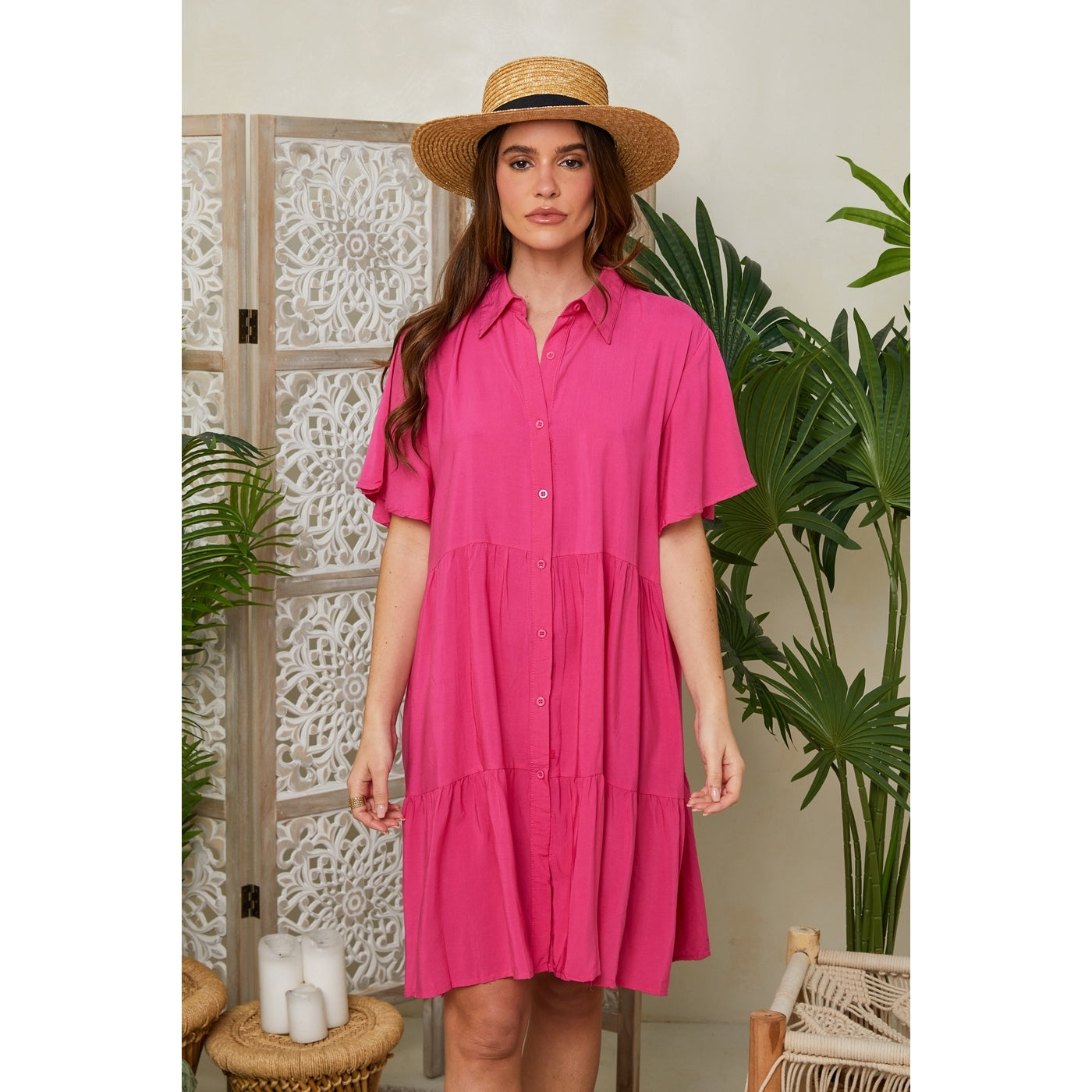 Vestido - Fucsia