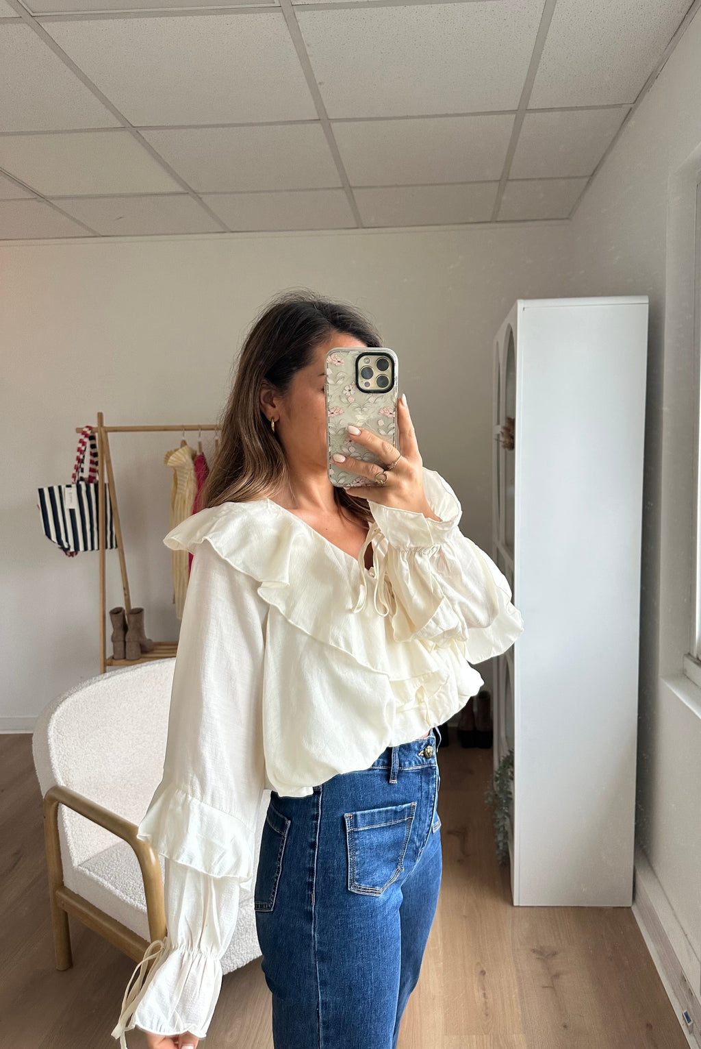 Iris Blouse Ecru