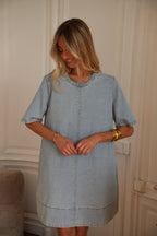 Vestido vaquero Zaho - Azul