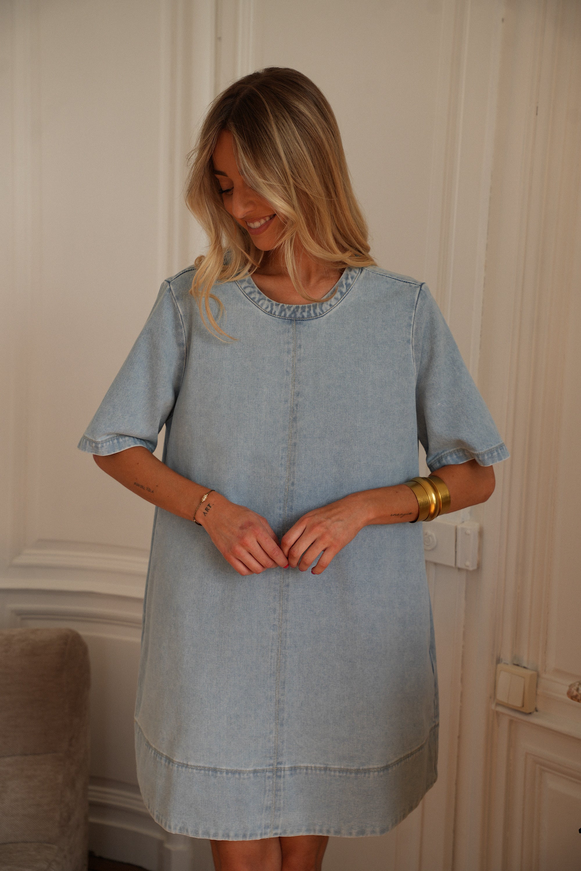 Vestido vaquero Zaho - Azul