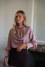 Sandra Fluid Blouse - Pink