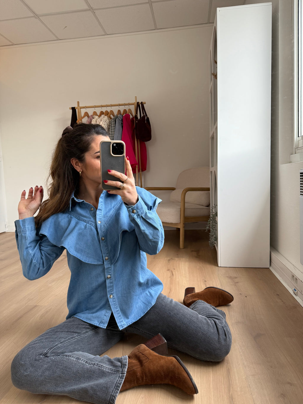 Blusa vaquera Agathe