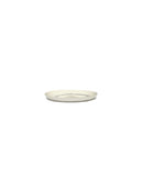 Lot De 2 Assiettes S - Blanche Stripes - Bleu Feast - By Ottolenghi