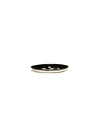 Lot De 2 Assiettes S - Noir Poivron - Blanc Feast - By Ottolenghi