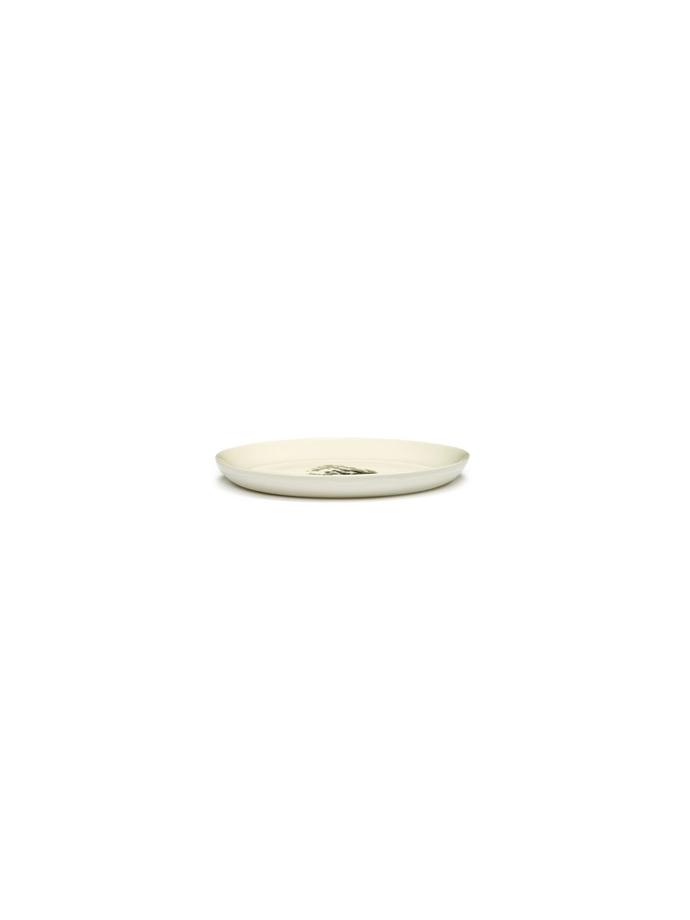 Feast - Lot De 2 Assiettes - S - Grès - Blanc Artichaut Noir