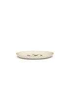 Feast - Lot De 2 Assiettes - M - Grès - Blanc Poivron Noir