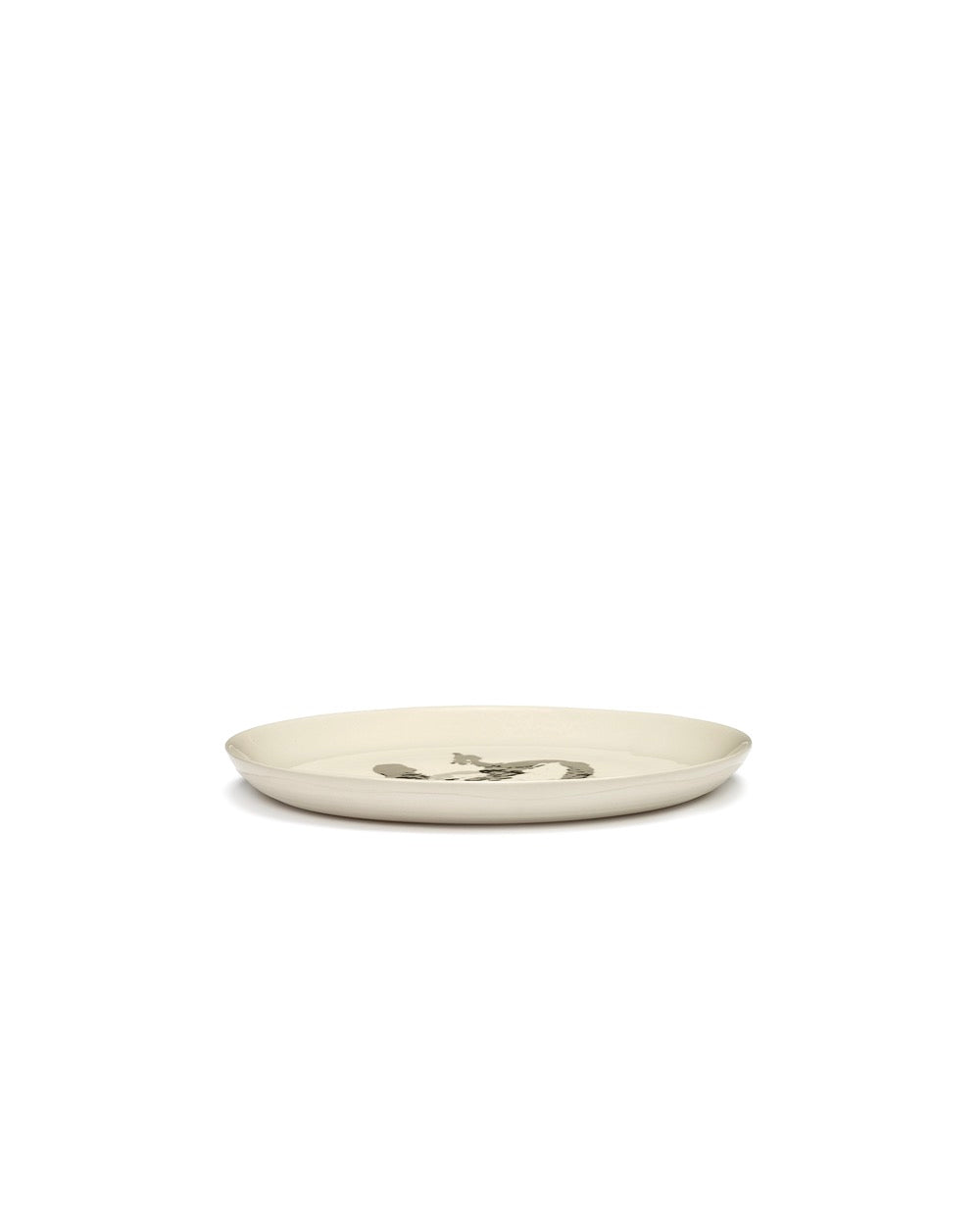 Feast - Lot De 2 Assiettes - M - Grès - Blanc Poivron Noir