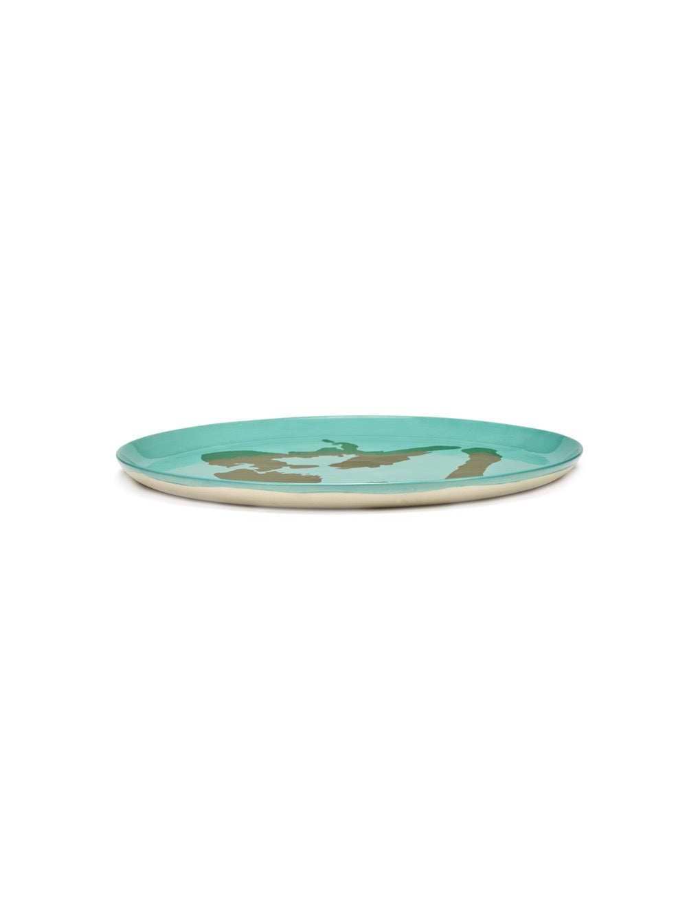 Assiette De Service - Azur Poivre - Or Feast - By Ottolenghi