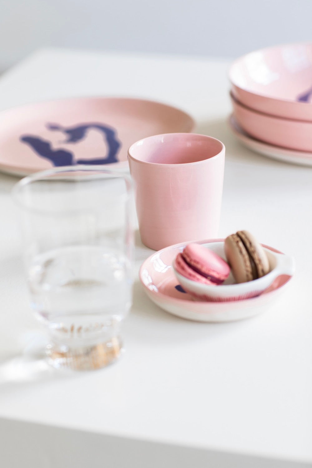 Lot De 2 Assiettes Haute - Rose Poivron - Bleu Feast - By Ottolenghi