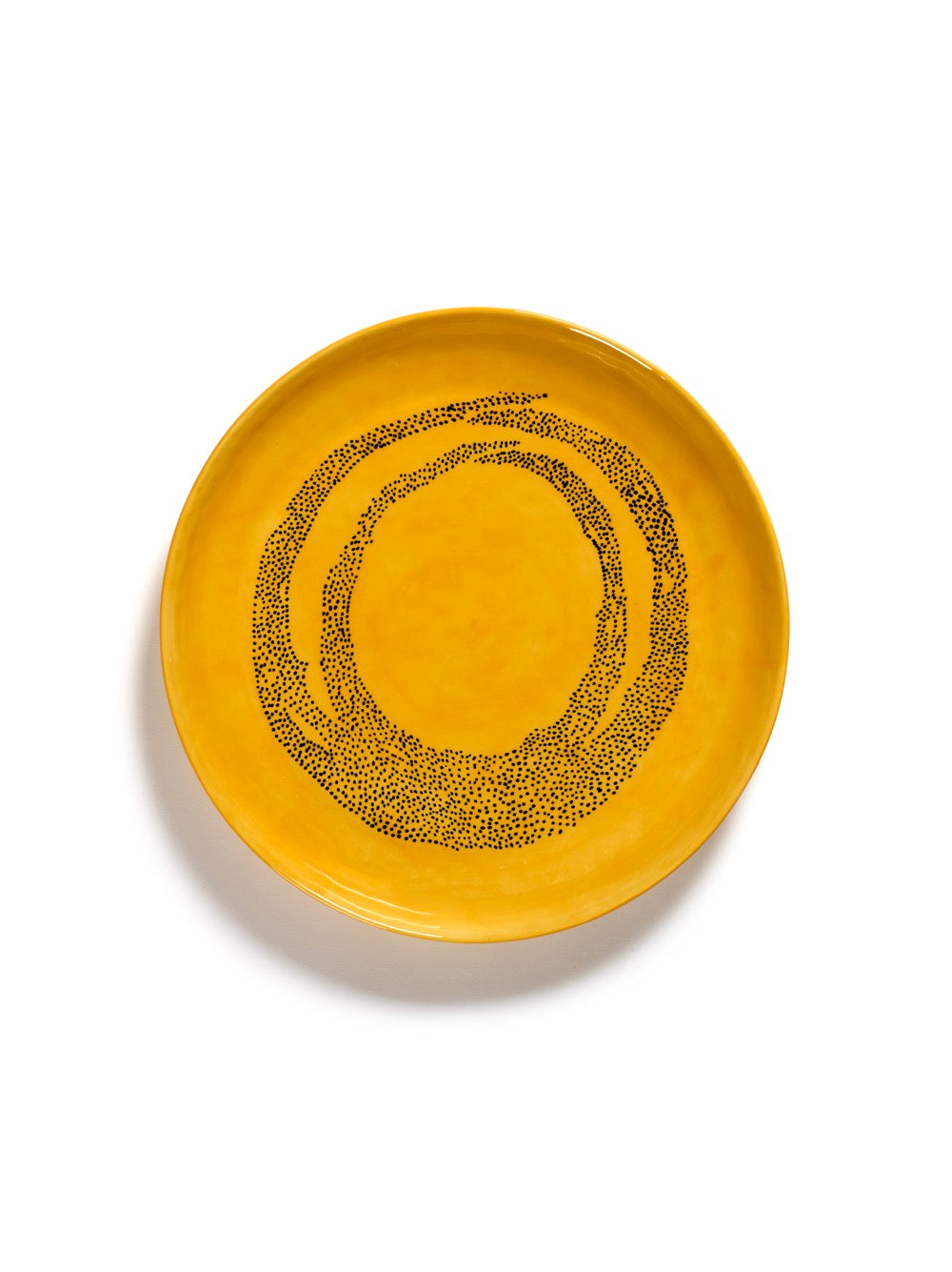Serving Dish S - Yellow Dots - Black Feast - By Ottolenghi