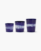 Feast - 4 Espresso Cups - Dark Blue White - Ottolenghi
