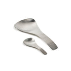 2 Cuillères Triangle L Acier Brosse - Bea Mombaers