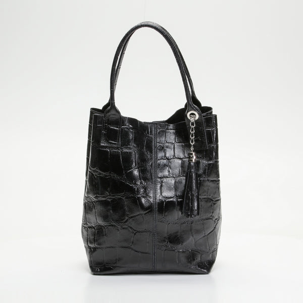 Bolso de mano estrella - Negro