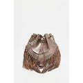 Bolso bombonera Ivona - Bronce claro