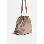Bolso bombonera Ivona - Bronce claro