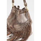 Bolso bombonera Ivona - Bronce claro