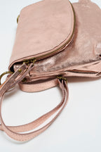 Bolso bandolera Lana - Rosa metalizado