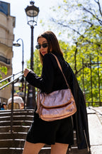Bolso bandolera Lana - Rosa metalizado